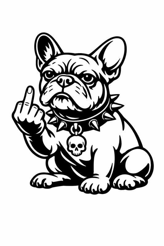 Französische Bulldogge Autoaufkleber #437