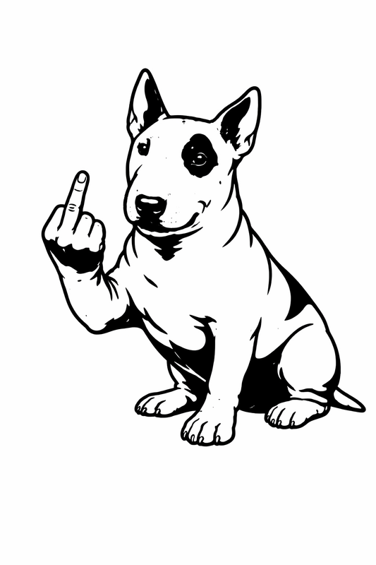 Bullterrier Autoaufkleber #35