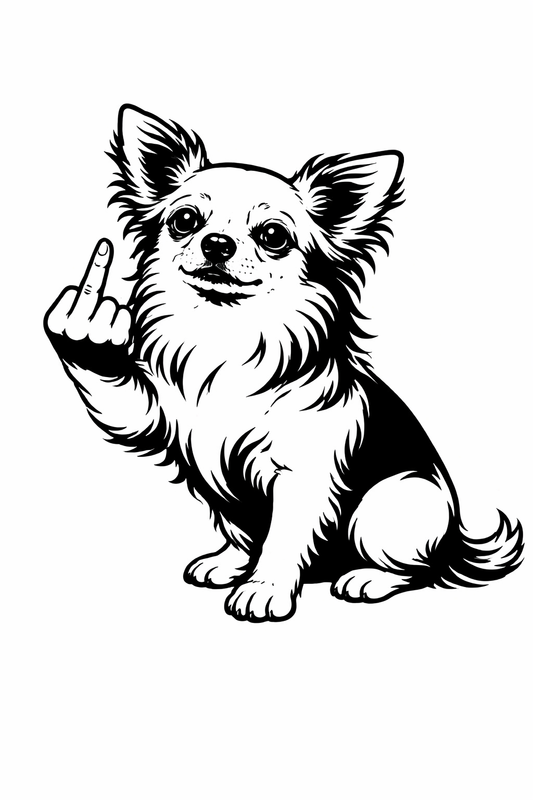 Chihuahua Autoaufkleber #66