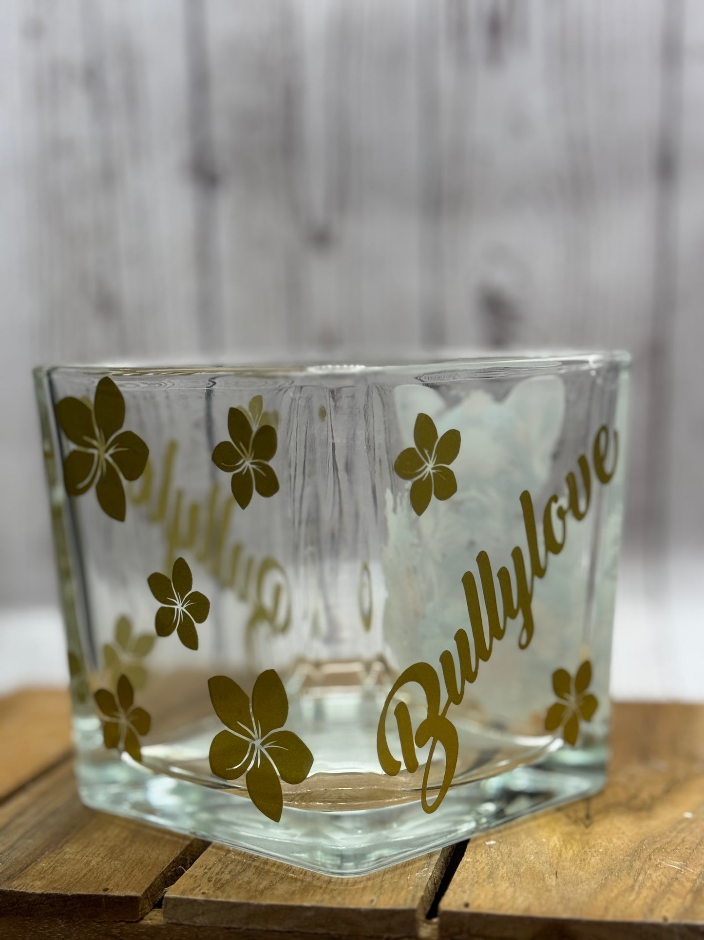 Französische Bulldogge Dekoration Teelichtglas #2