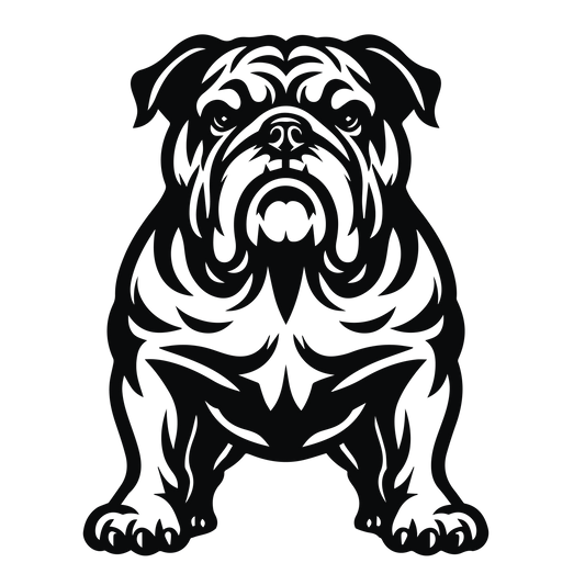 Englische Bulldogge Autoaufkleber #92