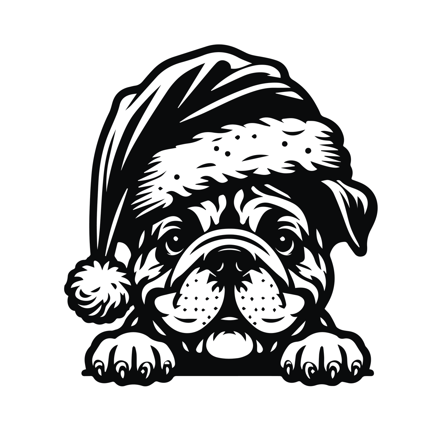 Englische Bulldogge Autoaufkleber #131