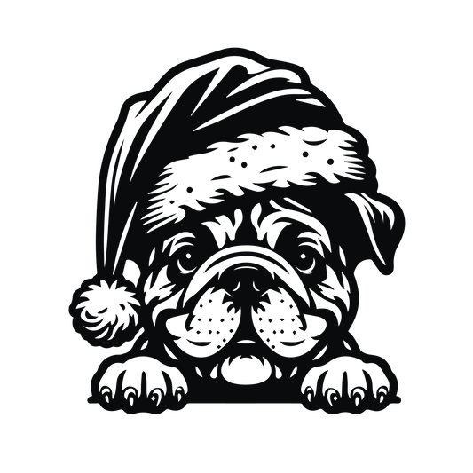 Englische Bulldogge Autoaufkleber #131
