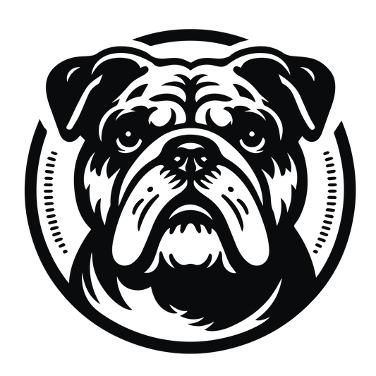 Englische Bulldogge Autoaufkleber #115
