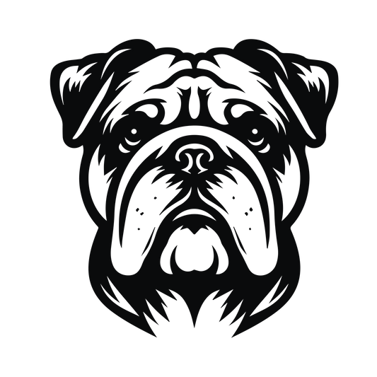 Englische Bulldogge Autoaufkleber #116