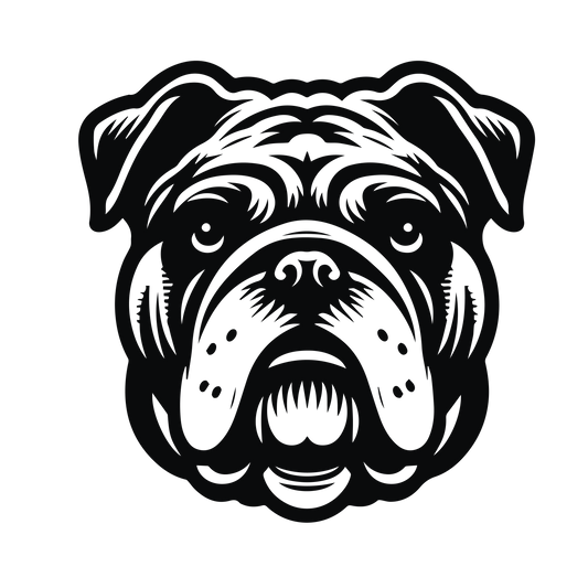 Englische Bulldogge Autoaufkleber #117