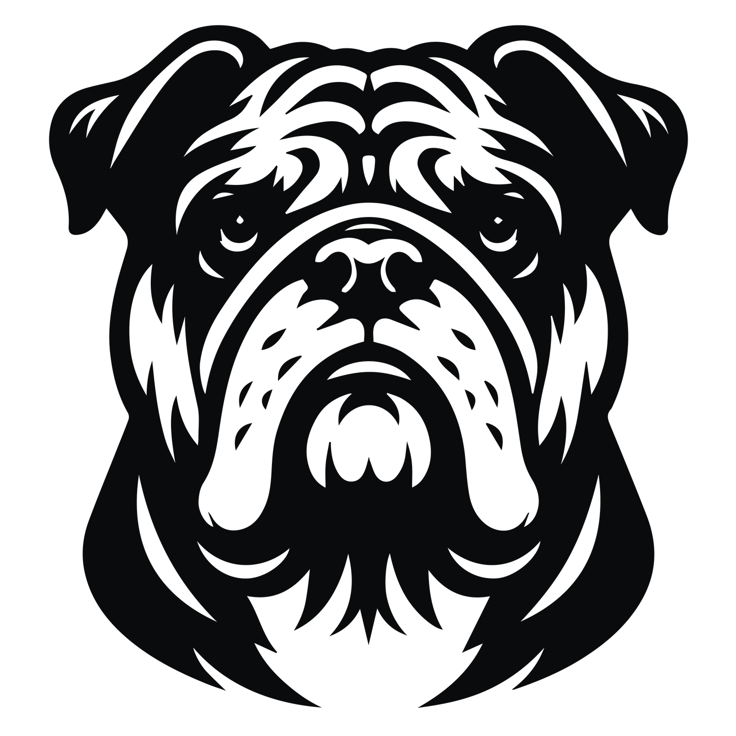 Englische Bulldogge Autoaufkleber #118