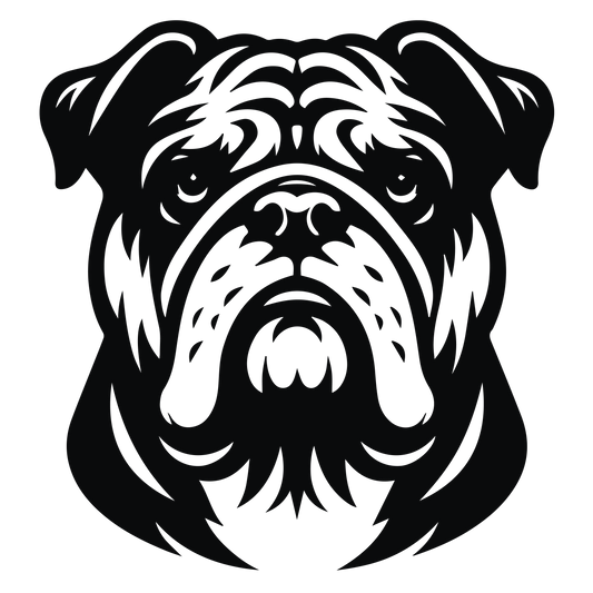 Englische Bulldogge Autoaufkleber #118