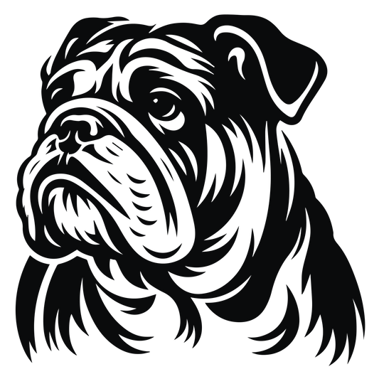 Englische Bulldogge Autoaufkleber #119