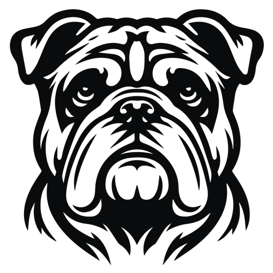 Englische Bulldogge Autoaufkleber #121