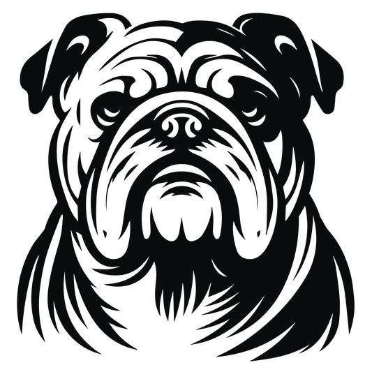 Englische Bulldogge Autoaufkleber #123