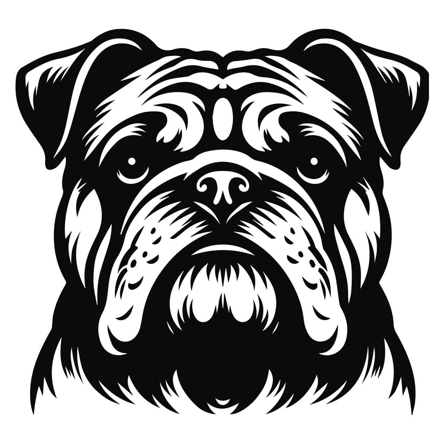 Englische Bulldogge Autoaufkleber #124