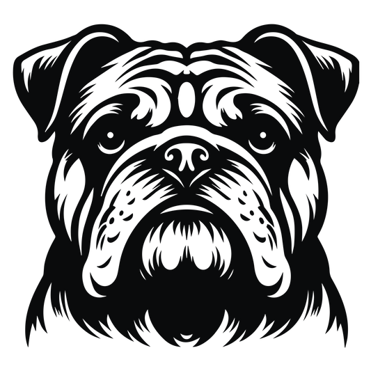 Englische Bulldogge Autoaufkleber #124