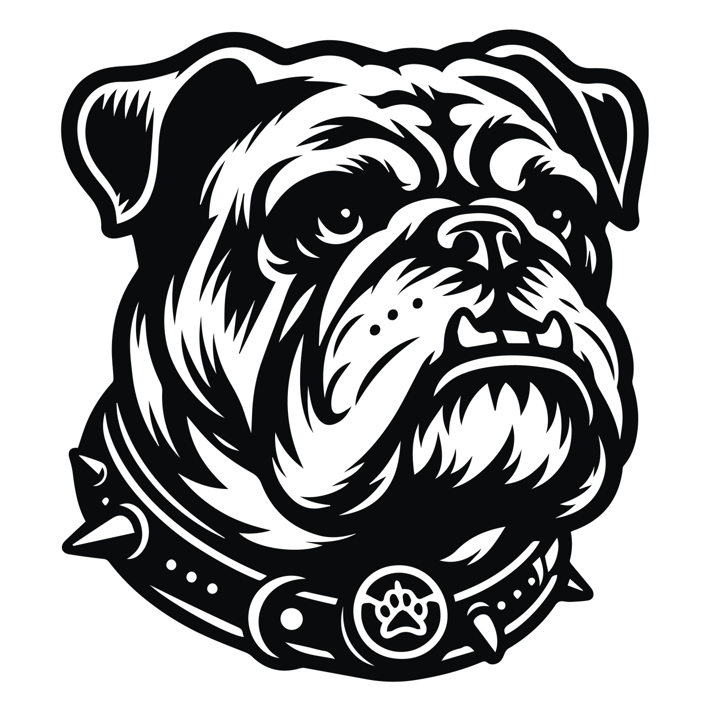 Englische Bulldogge Autoaufkleber #125