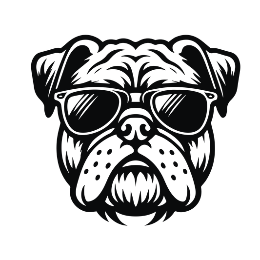 Englische Bulldogge Autoaufkleber #138