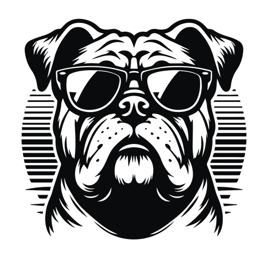 Englische Bulldogge Autoaufkleber #139