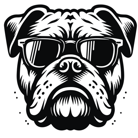 Englische Bulldogge Autoaufkleber #140