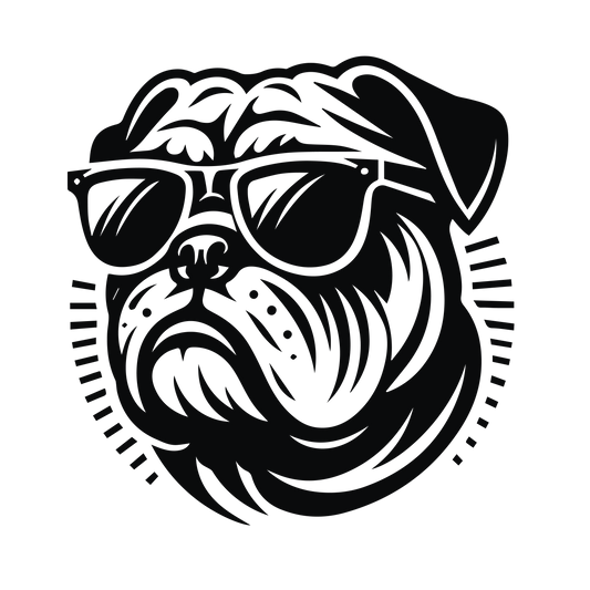 Englische Bulldogge Autoaufkleber #141