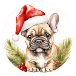 Französische Bulldogge Bügelbild Weihnachten #126