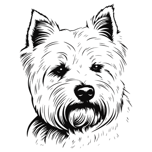 Westie Autoaufkleber #6