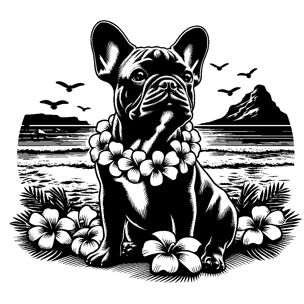 Französische Bulldogge Autoaufkleber #398