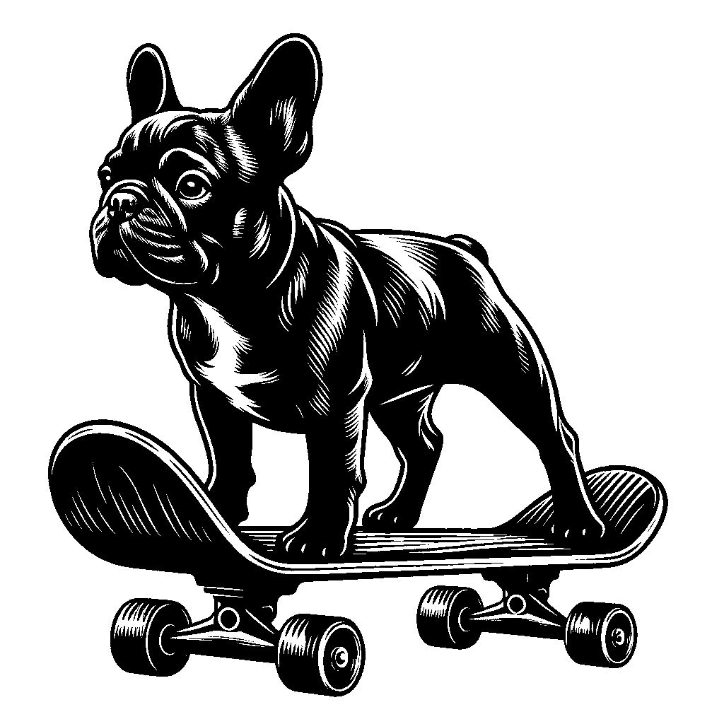 Französische Bulldogge Autoaufkleber #409