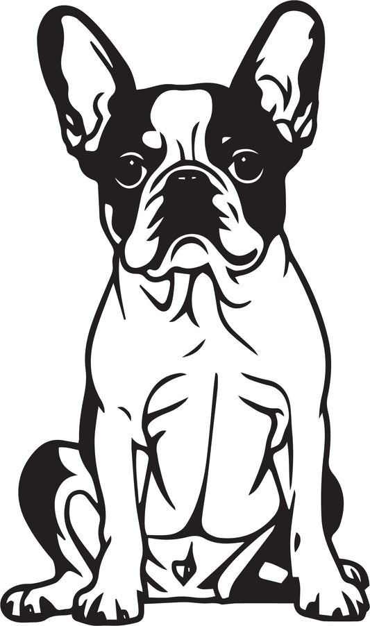 Französische Bulldogge Autoaufkleber #229