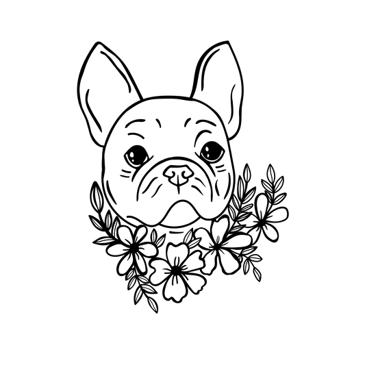 Französische Bulldogge Autoaufkleber #114