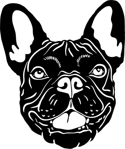 Französische Bulldogge Autoaufkleber #99