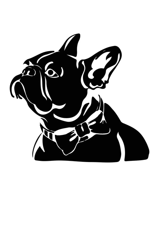 Französische Bulldogge Autoaufkleber #51