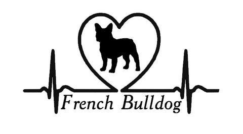 Französische Bulldogge Autoaufkleber #16