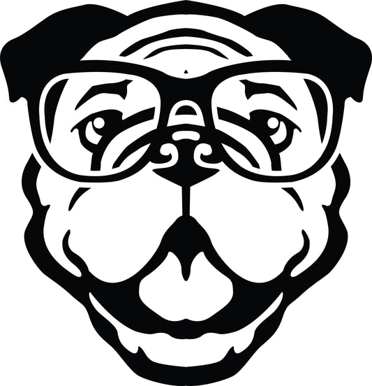 Englische Bulldogge Autoaufkleber #14