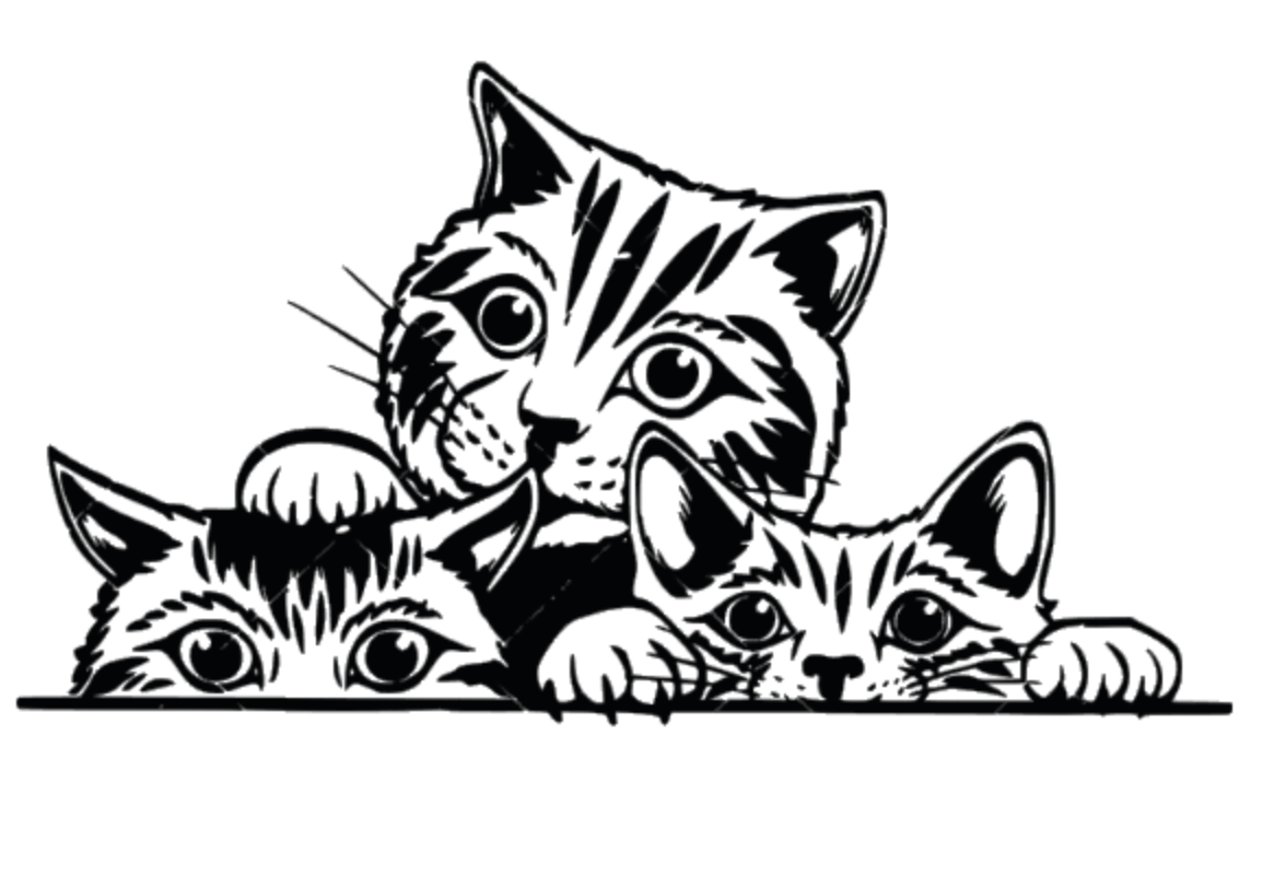Katze Autoaufkleber #11