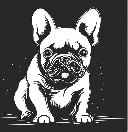 Französische Bulldogge Autoaufkleber #228