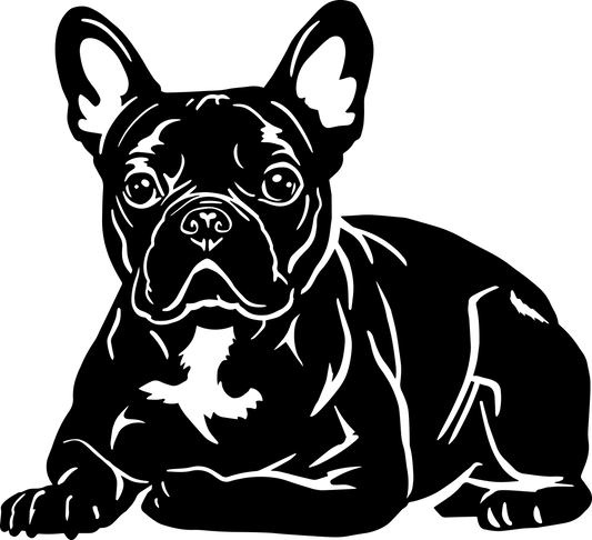 Französische Bulldogge Autoaufkleber #78