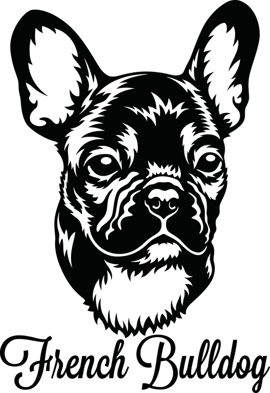 Französische Bulldogge Autoaufkleber #129