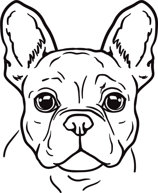 Französische Bulldogge Autoaufkleber #74