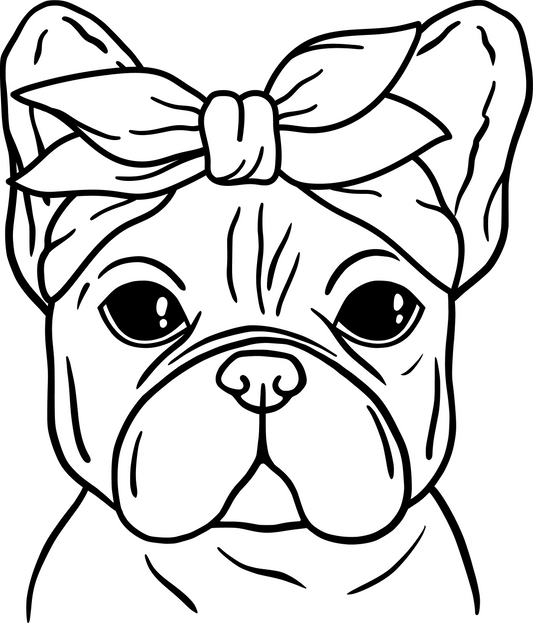 Französische Bulldogge Autoaufkleber #146