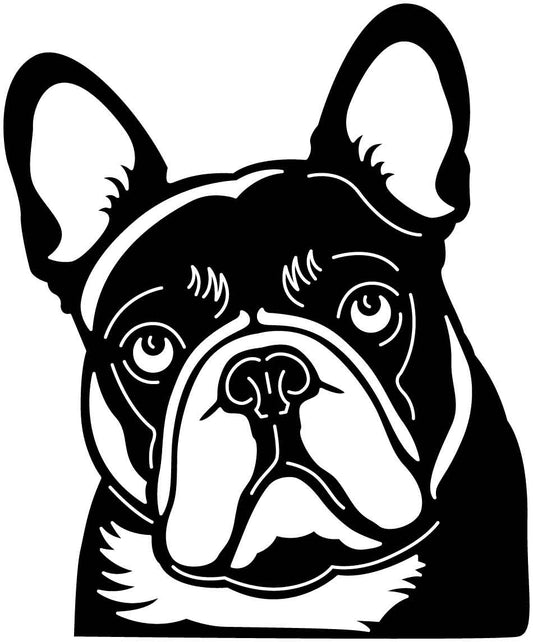Französische Bulldogge Autoaufkleber #154