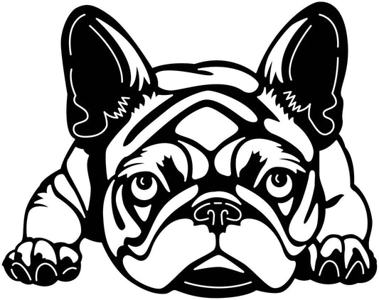Französische Bulldogge Autoaufkleber #155