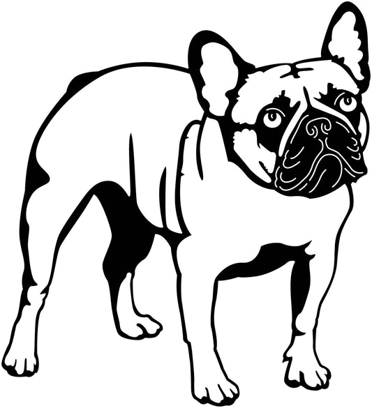 Französische Bulldogge Autoaufkleber #159