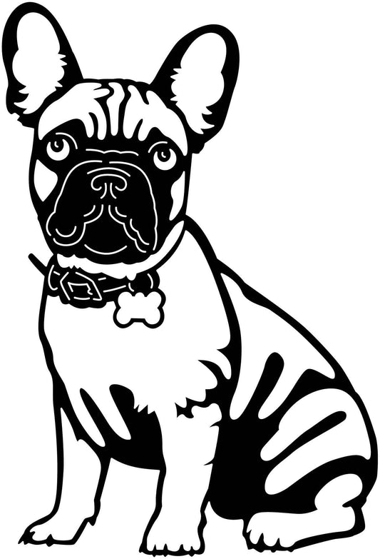 Französische Bulldogge Autoaufkleber #164