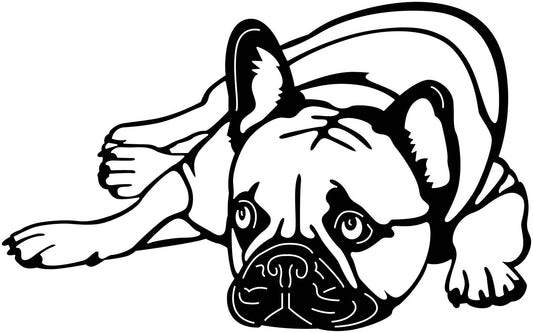 Französische Bulldogge Autoaufkleber #167