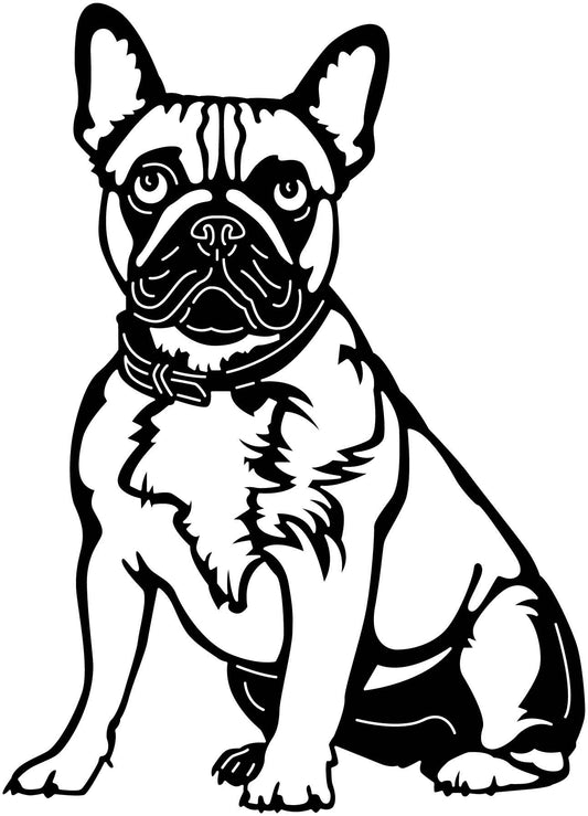 Französische Bulldogge Autoaufkleber #168