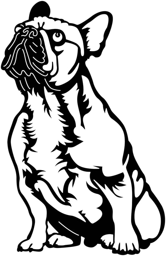 Französische Bulldogge Autoaufkleber #170