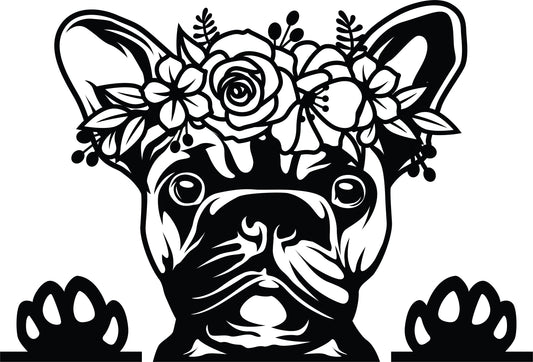 Französische Bulldogge Autoaufkleber #61