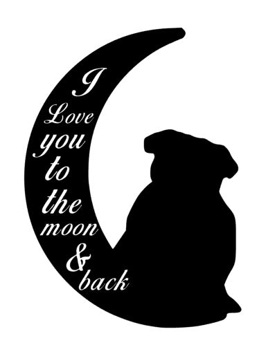 Englische Bulldogge  Autoaufkleber #5