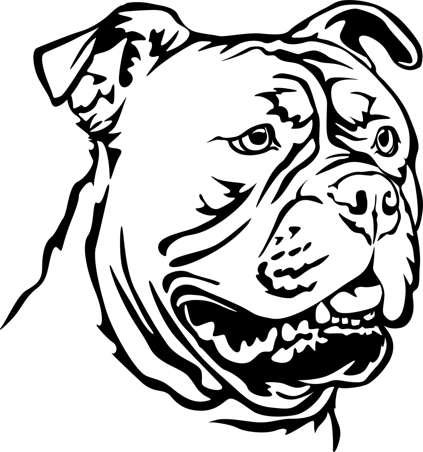 Old English Bulldog / OEB Autoaufkleber #2