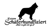 Schäferhund Autoaufkleber #1