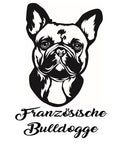 Französische Bulldogge Autoaufkleber #1